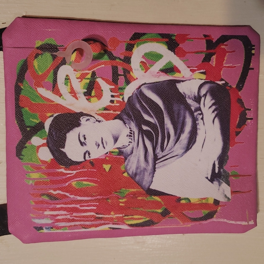 Frida Kahlo Flat Crossbody